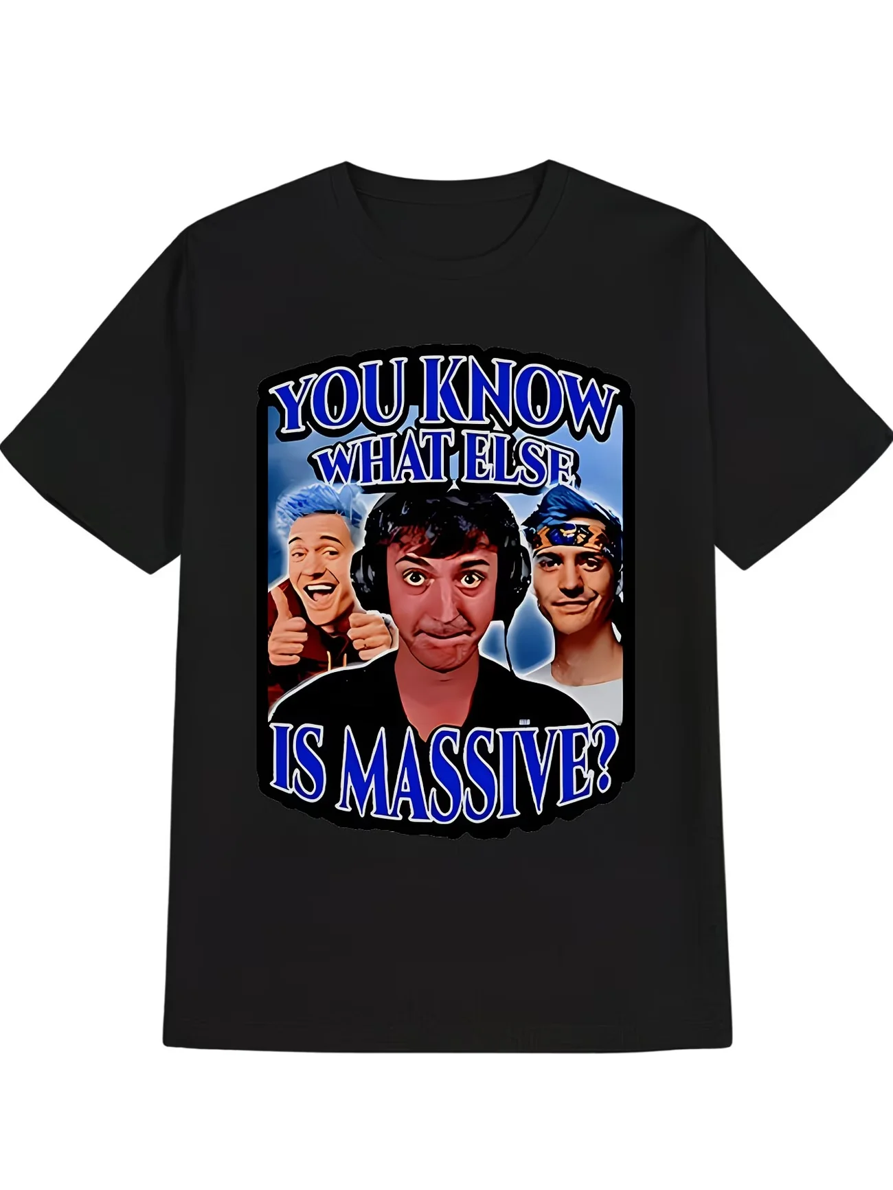 Femmes, vous savez, c'est drôle, mais qu'est-ce que c'est que ce truc massive? T-shirt graphique pour homme, streetwear décontracté, tendance, ample, vintage, Harajuku