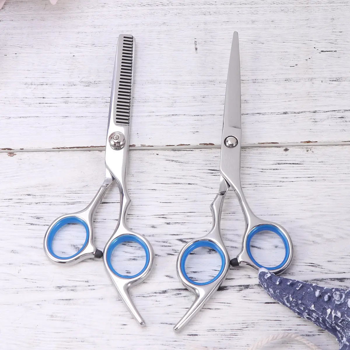 

3 Pcs Hair Scissors Set Hairdressing Shear Haircut Kit for Women Rust-resistant Barber Package Case