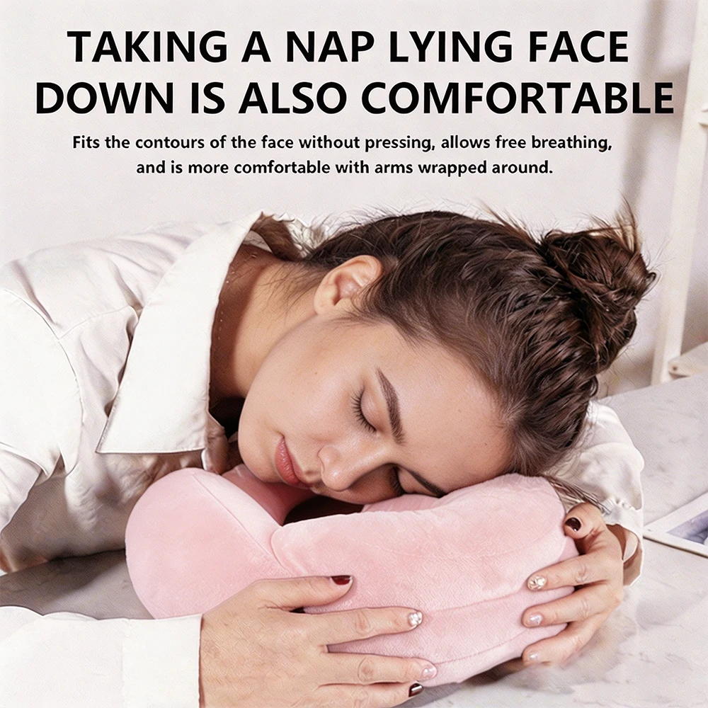 U-Shaped Neck Pillow, Stabilize Head & Neck, Help Sleep, Suitable for Airplane Train Long Driving, Multiple Colors