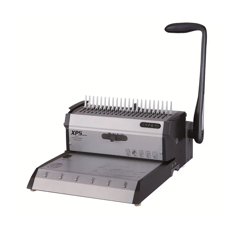 

Electrical Office Binding Machine Automatic Comb & Wire 2:1 Book Making Machine Paper Notebook TPPS XP5 IBind Binding