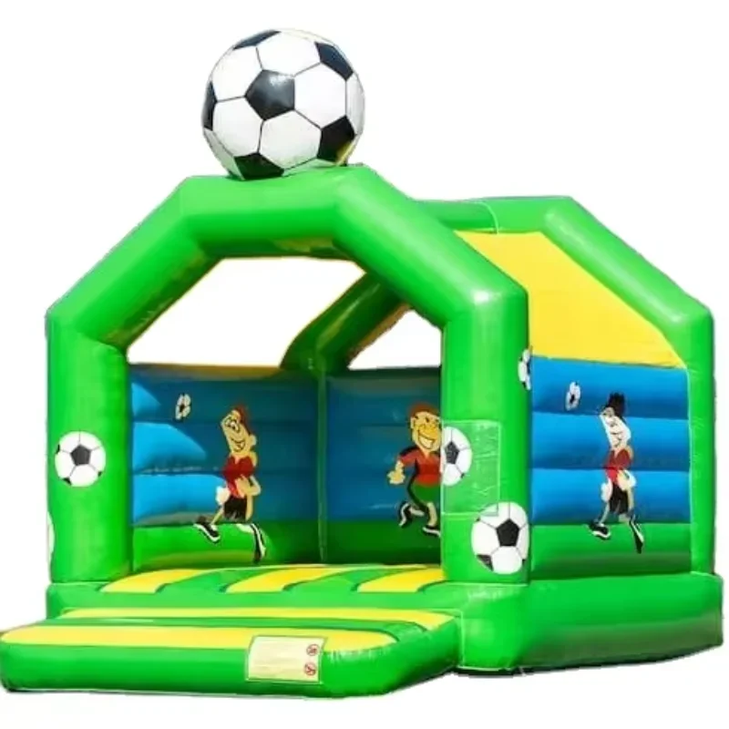 

JWOutdoor Jumping Bouncer Football Theme Kids Inflatable Bounce House Inflatable Soccer Bouncy Castle for Sale