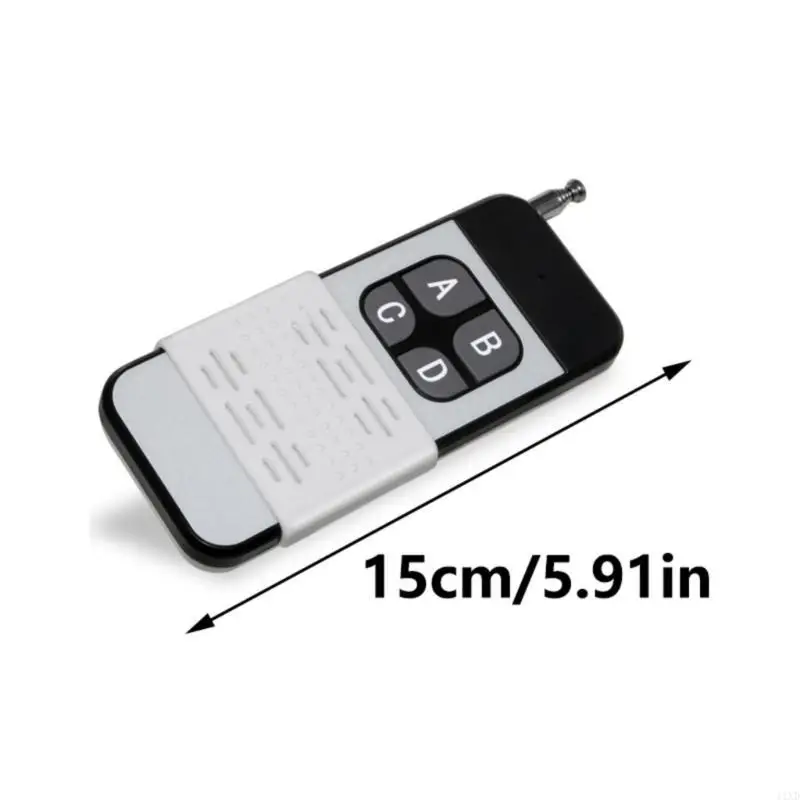 433MHz Learning Code Remote with Four Button ABS for Easy Device Management