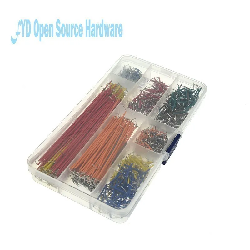 65/140/560/840Pcs/Box Solderless Breadboard Jumper Wires U Shape Breadboard Jumper Cable Wire Kit for DIY Breadboard