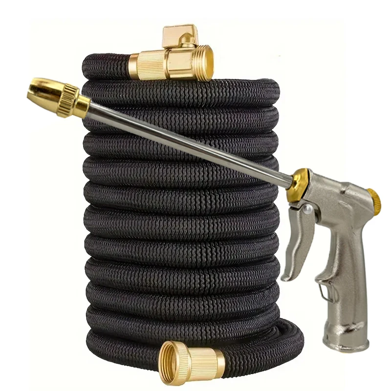 

Portable Multi-Function High-Pressure Garden Hose Reels with Retractable Spray Nozzle for Car Wash Watering Plants