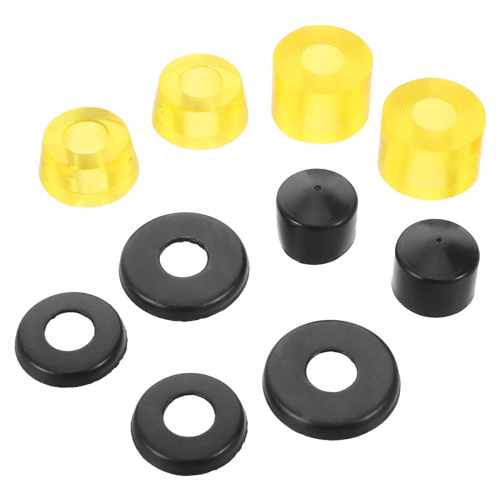 1Set Skateboard Bushings Shock Absorber Pad Stable Material Replacement Longboard Truck Pivot Cups Washer Skate Hardware Kit