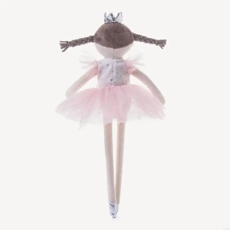 D5Qf Sweet Plush حشو دمية لطيف Ballet Girl Girl Dolls Dolls Infant Comfort