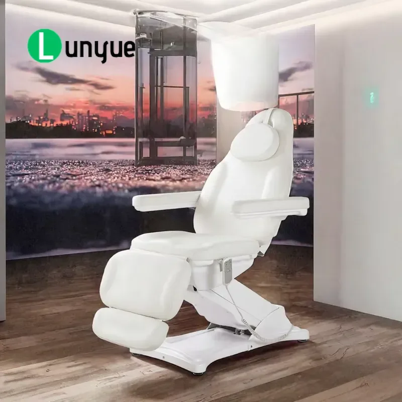 3 Motor Modern Facial Beauty Massage Bed with Overall Tilt Function PVC Material for Living Room Spa Comfortable Durable