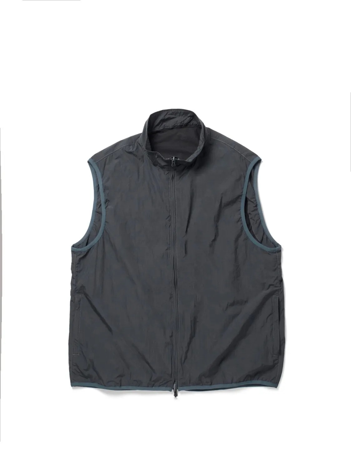 سترة بسيطة بسحاب كاجوال فضفاض ريترو ملابس خارجية غير رسمية للرجال معطف بدون أكمام