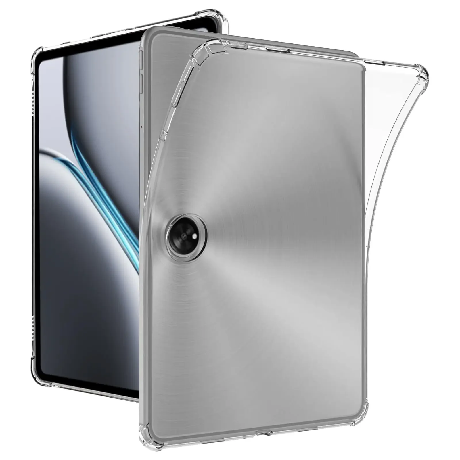 Clear Case for OnePlus Pad Lite 11 inch 2025 Silicone HD Transparent Soft TPU Anti-fall Cover for OPPO Pad SE 11
