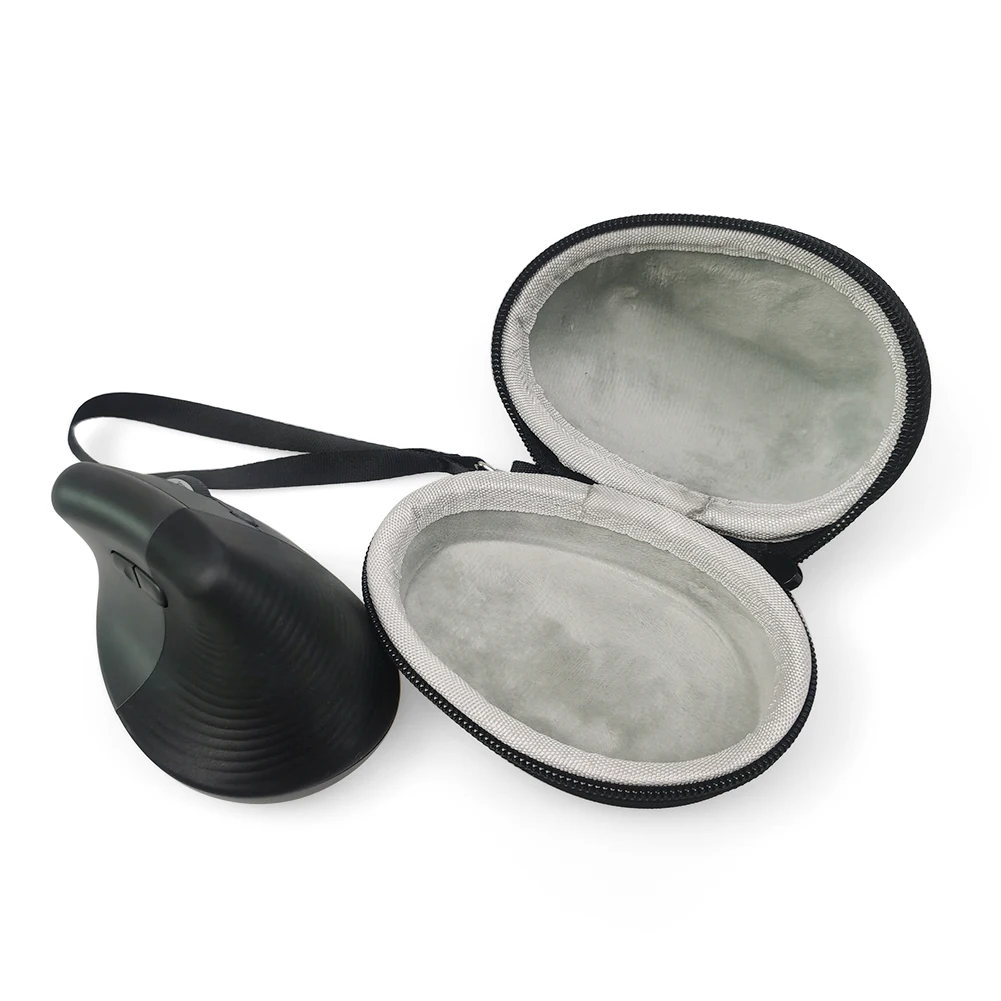 Guscio rigido da 3 pezzi con cordino durevole per Logitech Lift Custodia da trasporto verticale per mouse portatile Custodia da trasporto in EVA Accessori per mouse