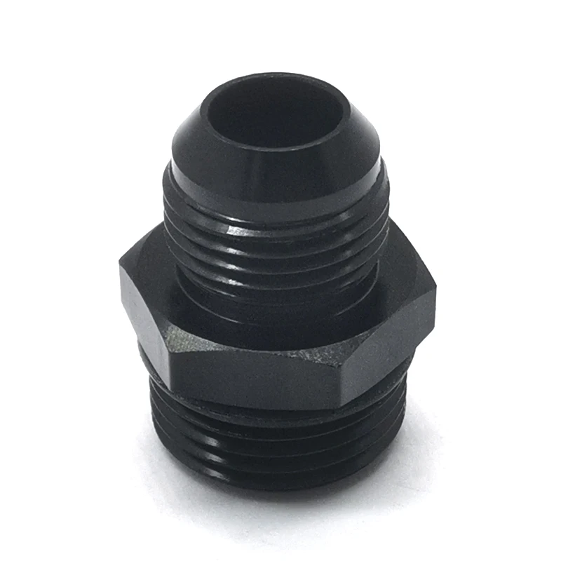 Aluminum black AN10 Male to AN12 male Adapter With Washer