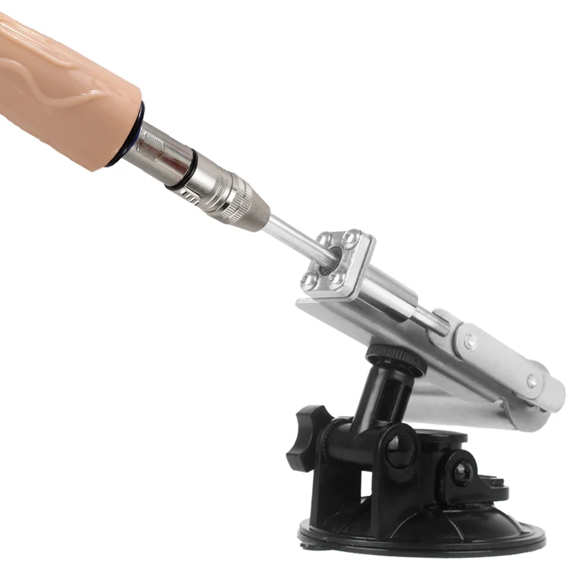 39mm/45mm Stroke Mini Telescopic Sex Machine with Dildo 3XLR Connector Telescopic Linear Actuator Female Masturbation Sexual Set
