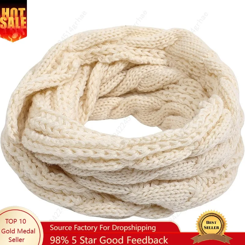 

Scarf for Women - Winter Scarf Infinity Scarfs for Women for Cold Weather, Warm Knit Winter Infinity Circle Loop Scarves