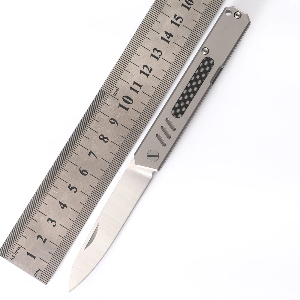 Nove Thorn-blade Pocket Folding Knife Camping ao ar Livre Caça Multi-purpose Faca de Frutas Desbloqueado d2 Blade