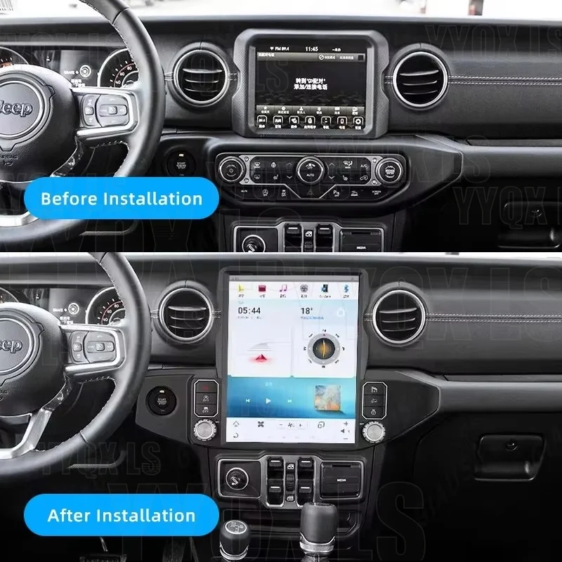 Android 13 Car radio audio For Jeep Wrangler 2018-2021 auto stereo screen multimedia player GPS Navigatio car accessories