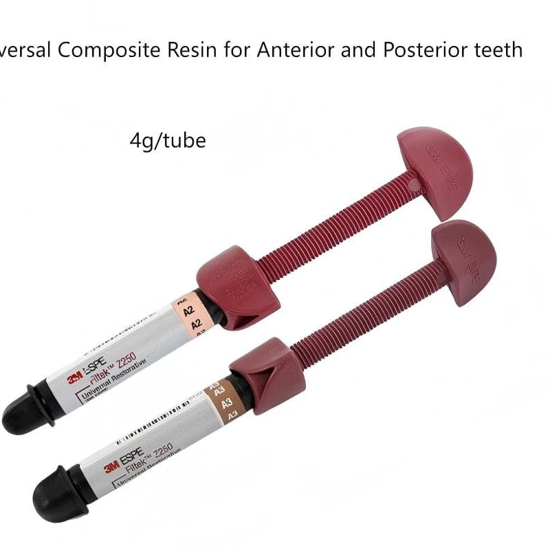 

4g/Tube 3M ESPE Z250 Light-Curing Composite Resin, Universal for Anterior and Posterior Teeth, Cost-Effective, 1370A1/A2/A3/A3.5