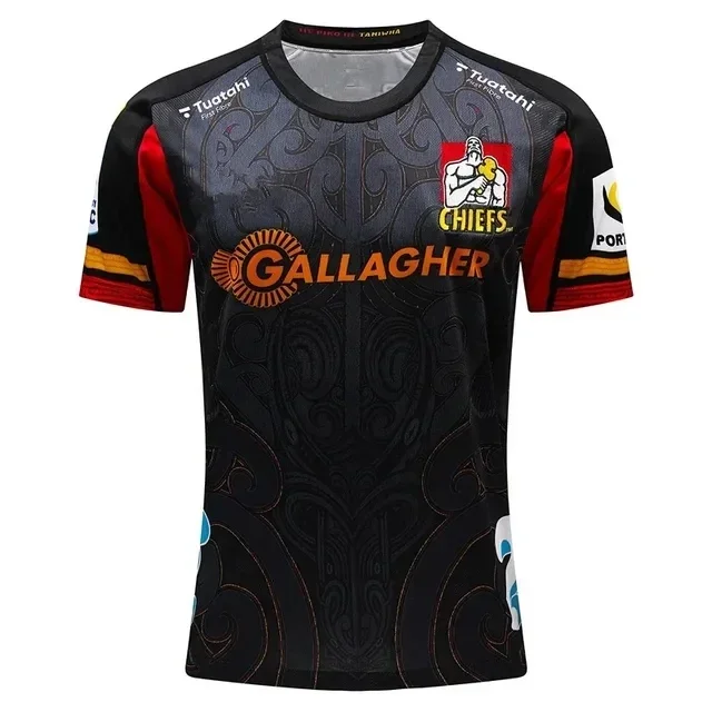 Nový příjezd léto chiefs super rugby domácí dres 2024 rugby dres pánská rozměr S--3XL--5XL