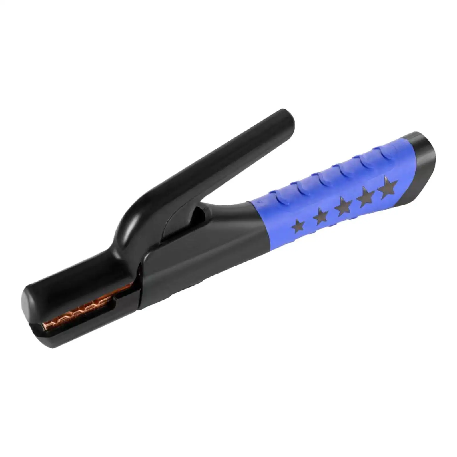 500A Nonslip Handle Portable Electrode Holder Electric Welding Pliers Copper Plier Ground Clamp for Mechanical Ship Maintenance