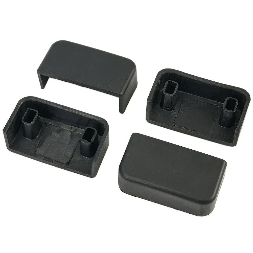 Parts Rail Anti-kick Rubber Plug 4 Pcs Accessories Black For Tesla-Model Y 3 Rear Seat Replacement Slide Brand New