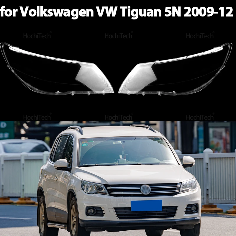 

Прозрачная крышка объектива передних фар, абажур для Volkswagen VW Tiguan 5N, предварительная фейслинг 2009, 2010, 2011, 2012