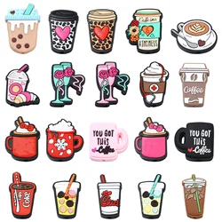 Pandahall 20Pcs Drink Silicone Beads Milk Tea Coffee Focal Beads Beverage Drink Beads for Beading Pen Keychain Jewelry Craft