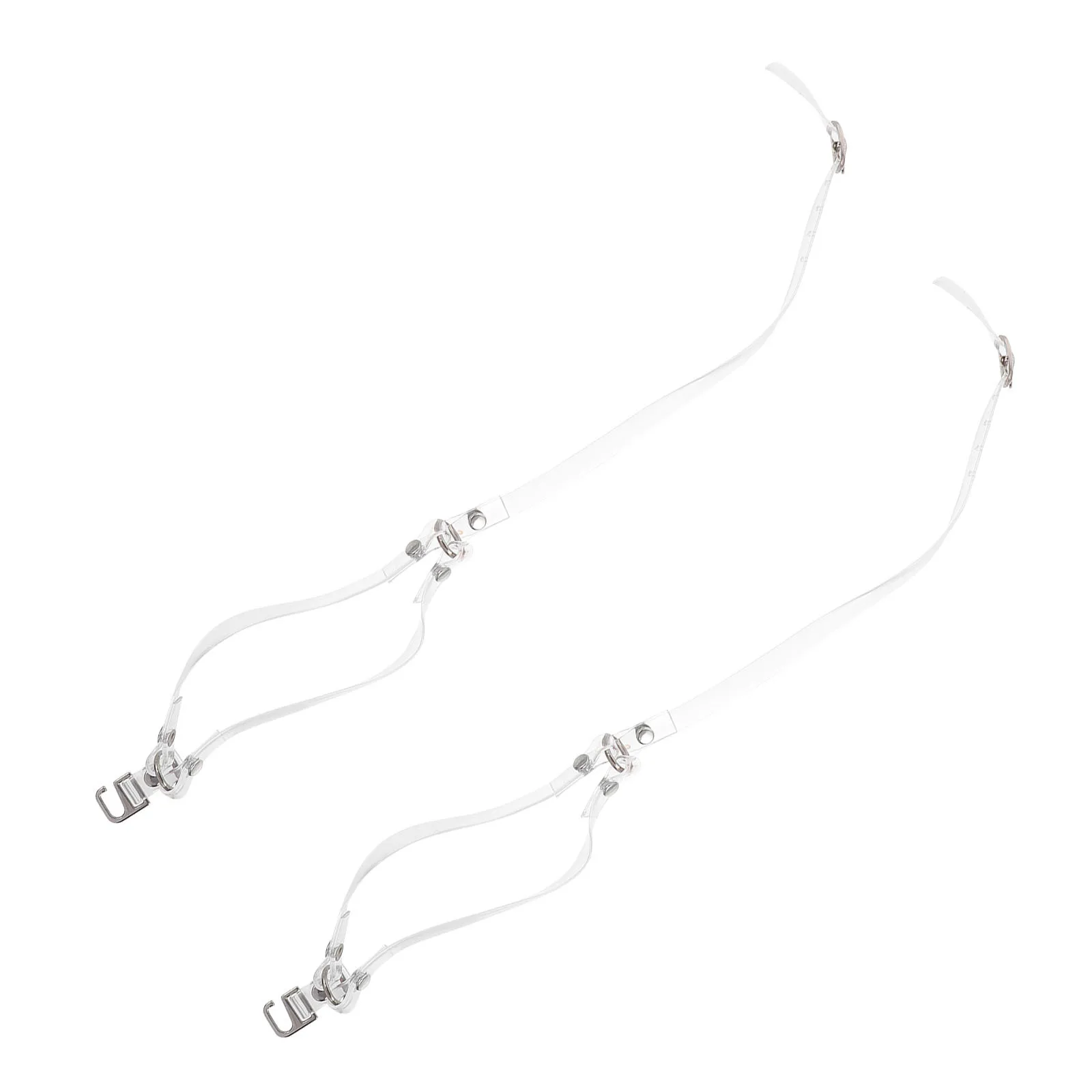 

2 пары шнурков на высоком каблуке, противоскользящие металлические пряжки, прочные декоративные аксессуары, женские шнурки для обуви, треугольные