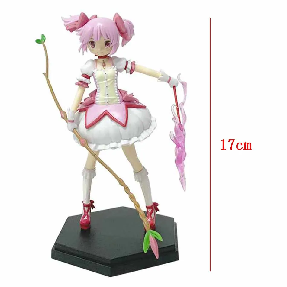 17 سنتيمتر Puella Magi Madoka Magica أنيمي الشكل Kaname Madoka عمل الشكل ماجيك فتاة نموذج ديكور تمثال دمى اللعب هدية الكريسماس #6