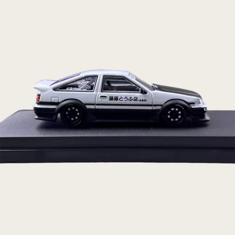 SW ダイキャスト 1/64 スケール トヨタ 合金製モデルカー トヨタ AE86 LBWK RWB ホワイト プレイビークル おもちゃ 男の子向けギフト オリジナルボックス入り