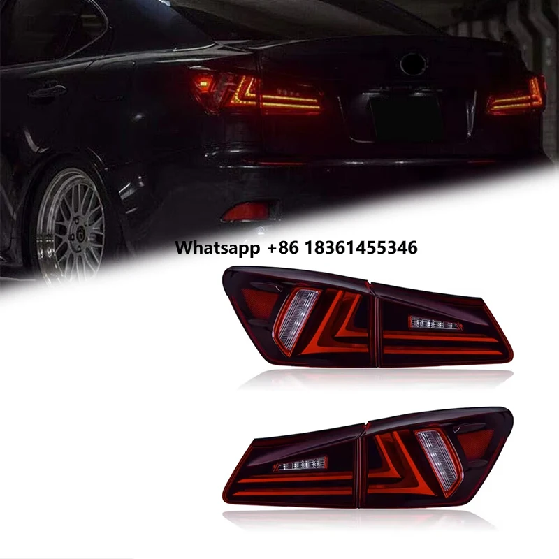 

Taillights 2006-2012 IS250 IS300 LED Tail Lamp Dynamic Turn Signal Light Car Taillights Assembly FT Car Lights