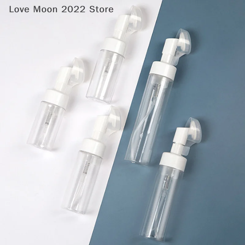 Limpiador Facial vacío de 100/150/200ml, Espuma de Gel, cepillo de lavado de cabeza, botella de espuma, tipo presión, leche limpiadora, bomba de jabón espumoso