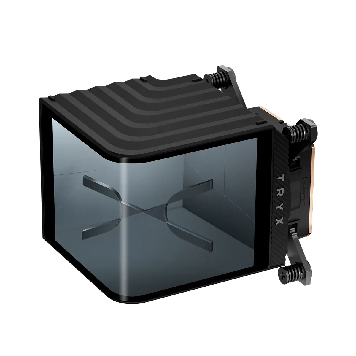 

TRYX PANORAMA WB CPU Water Block For Intel LGA1851,1700,1200,AM5,AM4 Cooler No Pump,6.5 Inch Display Screen Monitor