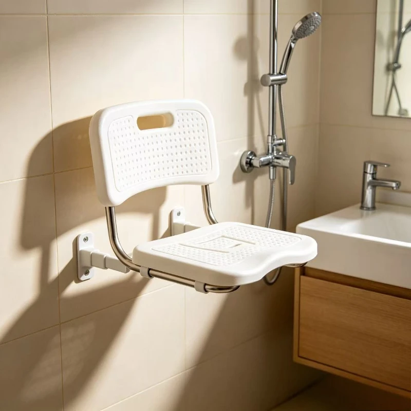 

Pregnant Toilet Safety Rails Folding Commode Wall Chair Toilet Squat Dual-use Toilet Rack Bathroom Accessories Commode Seats