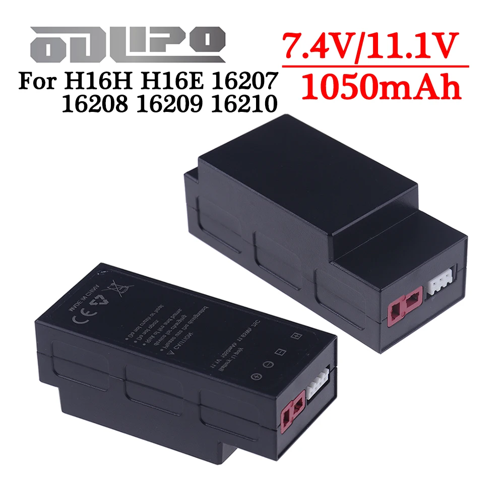 Lipo battery 2S 7.4V /3S 11.1V 1050mAh For MJX Hyper Go H16H H16E 16207 16208 16209 16210 Brushless 1/16 RC Truck car Parts