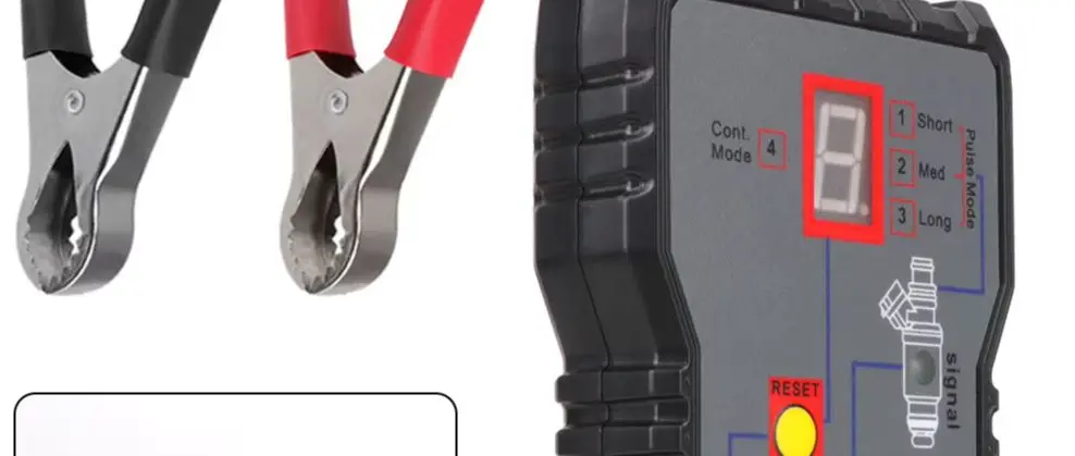 Probador de inyector de combustible automotriz MZ620 con 4 modos de pulso, herramienta de escaneo del sistema de combustible para limpiar inyectores de automóviles y motocicletas