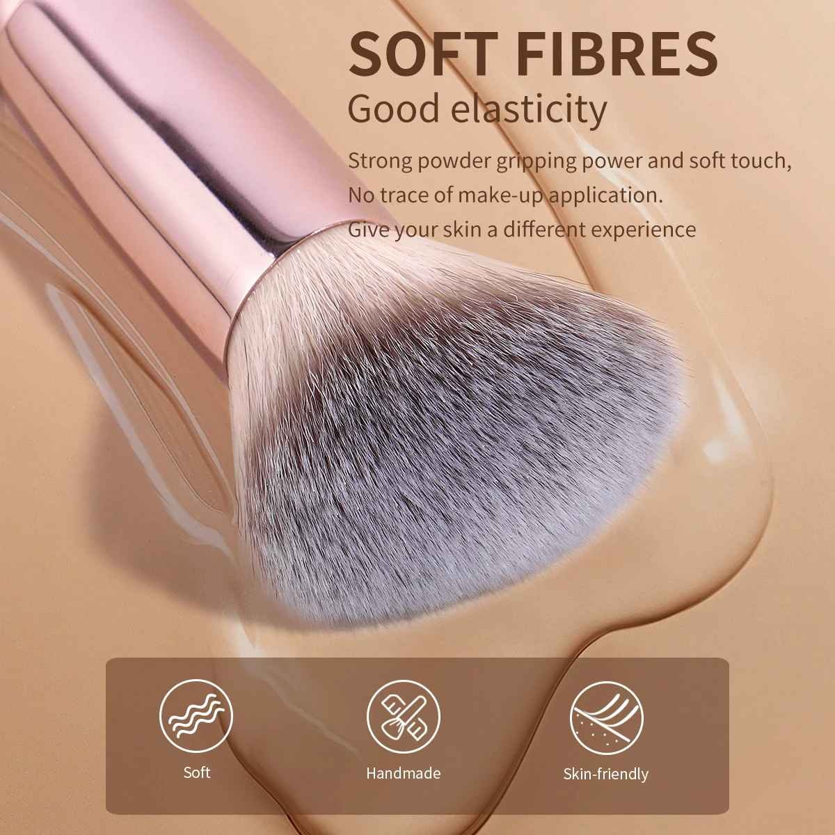 MAANGE-Pincéis de maquiagem angular, cabelo sintético premium, contorno facial, pó bronzeador, lustrando, amigo da pele, ferramentas de maquiagem