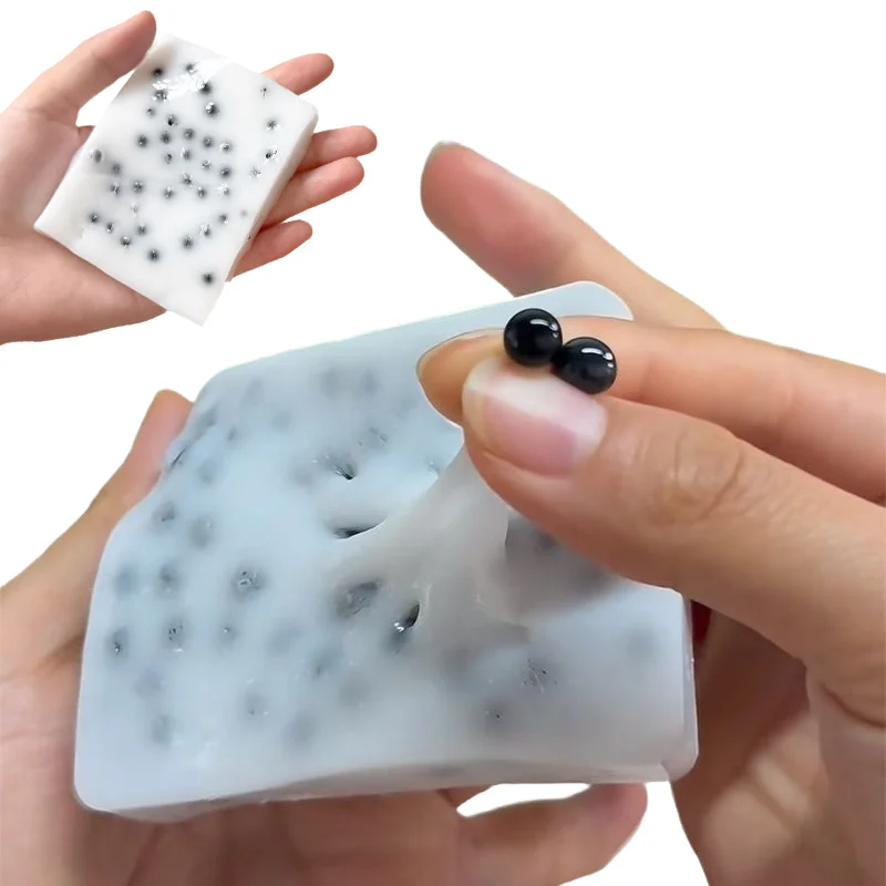 New Squishy Texture Pimple Popping Sensory Toys Sensory Design Reusable Skin Picking Squishy Fidget Adults Relieve Anxiety Toy