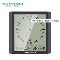 LCD large screen digital calendar  multifunctional electronic temperature and humidity clock, a-larm c-lock