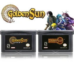 Golden Sun Series GBA Game Cartridge 32-Bit Video Game Console Card Golden Sun The Lost Age for GBA NDS