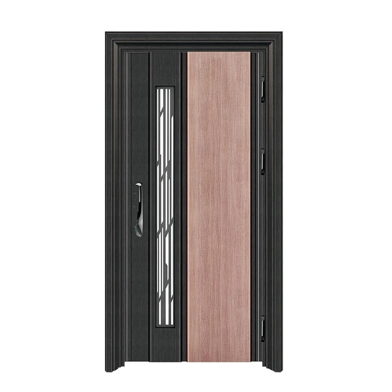 Modern Wood Exterior Entry Timber Door Solid Wooden entrance Timber Door Front Pivot Door