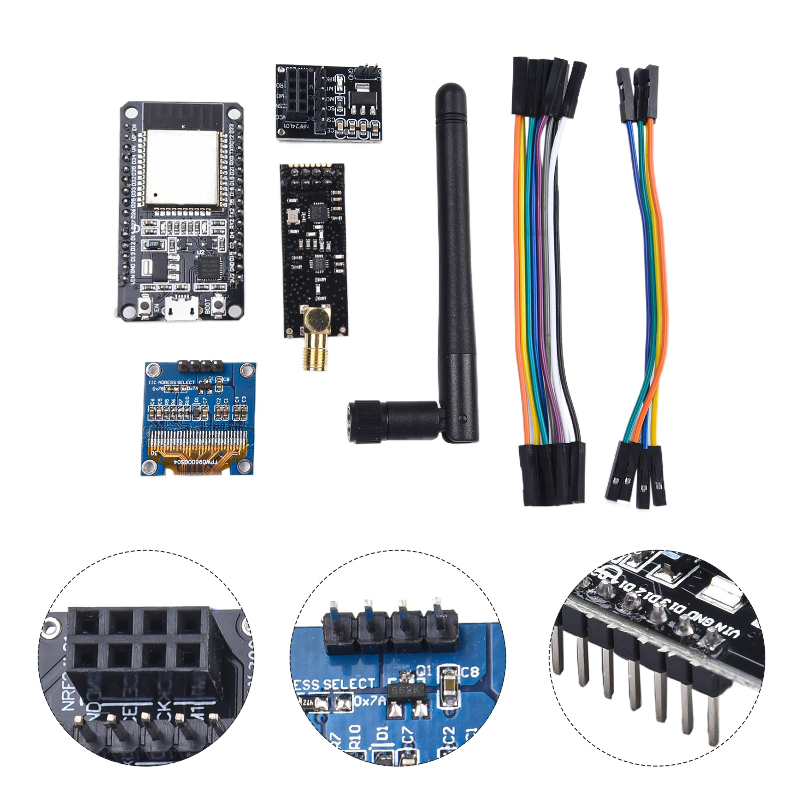 

DIY Kit NRF24L01 Antenne Metal Material Wide Compatibility Brightness Factors Manual Measurement Deviation For HM300