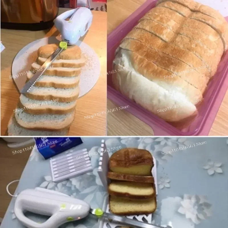 KETUO LSM-200 stainless steel electric bread cake toast sharding frozen meat baking tool serrated knife