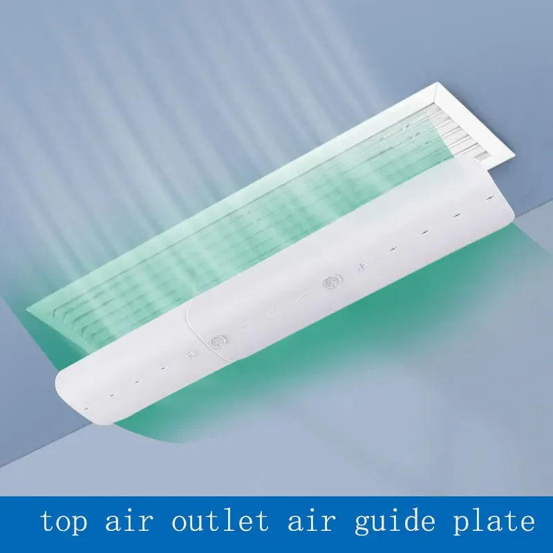 Shutter wind deflector, top air outlet air guide plate, universal baffle for central air conditioning to prevent direct blowing