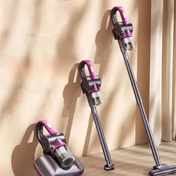 German Cordless Vacuum Cleaner: High-Power Handheld Vacuum, Cat Hair Removal Mop Combo, Compact for Car and Home