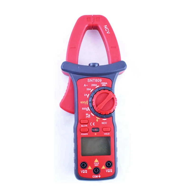 

SNT809 Plastic Digital Clamp Meter Double Open Current Clamp Meter High Precision Multimeter