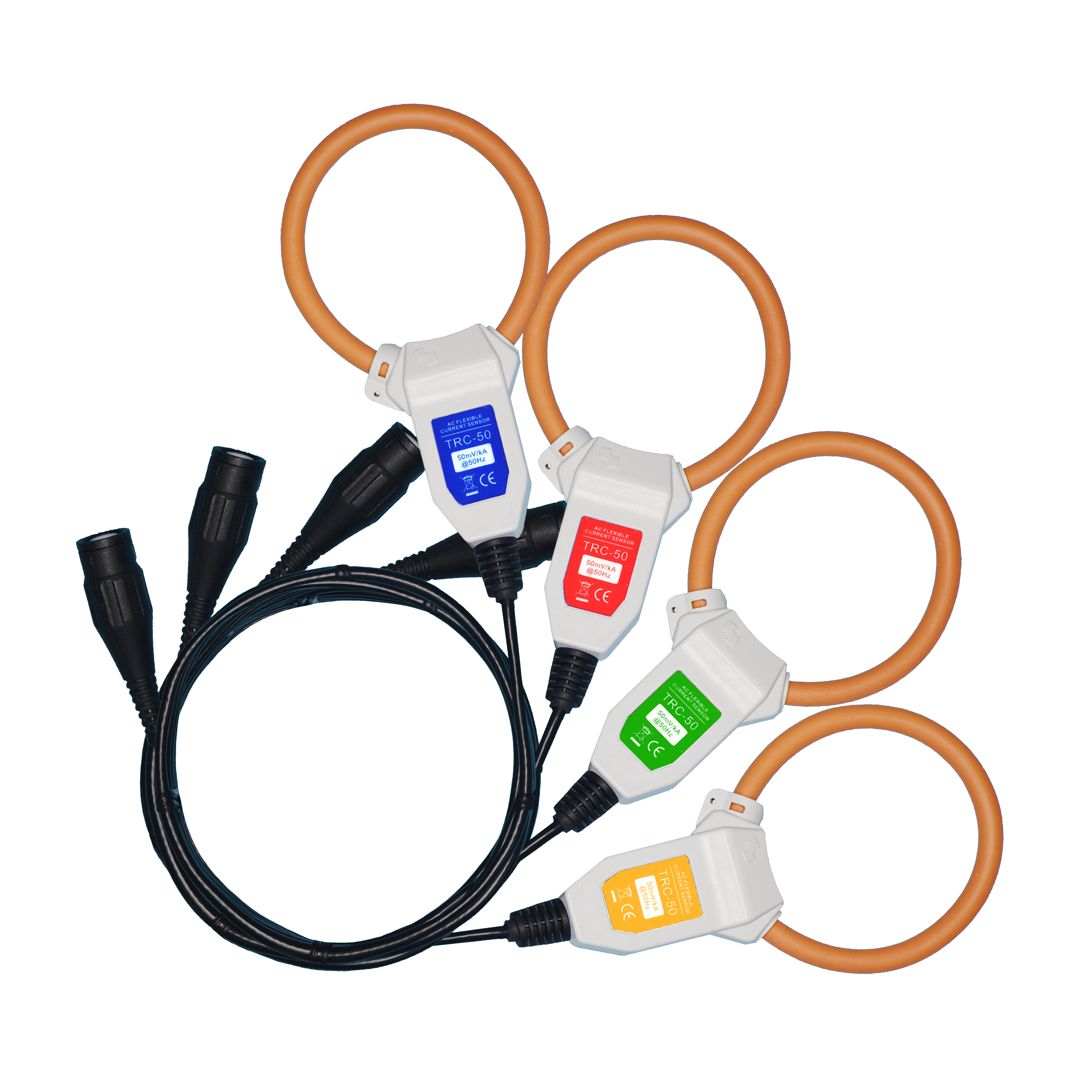 Electrical Measurement and Monitoring Flexible Rogowski Coil Clamp Sensor AC Current Transformer