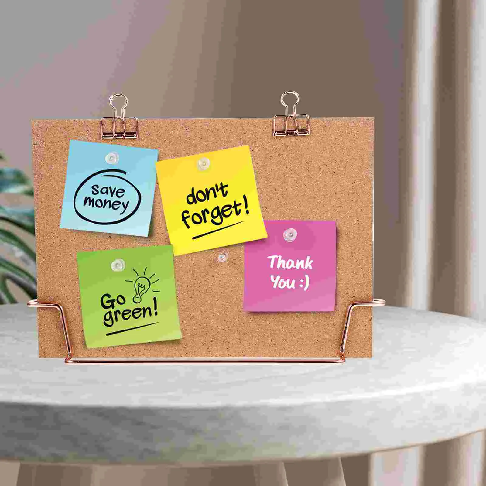 Message Board Cork Office Note Photo Wall Display Bracket Notice Pin Markers Hold Picture for Photos Memo