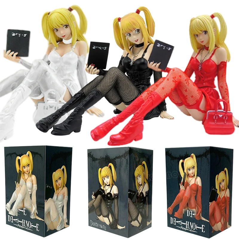 Death Note Amane Misa Anime-Mädchenfigur Coffee Watari & L Lawliet Actionfigur Ryuuk/Light Yagami Figurine Modellpuppe Spielzeug Geschenk