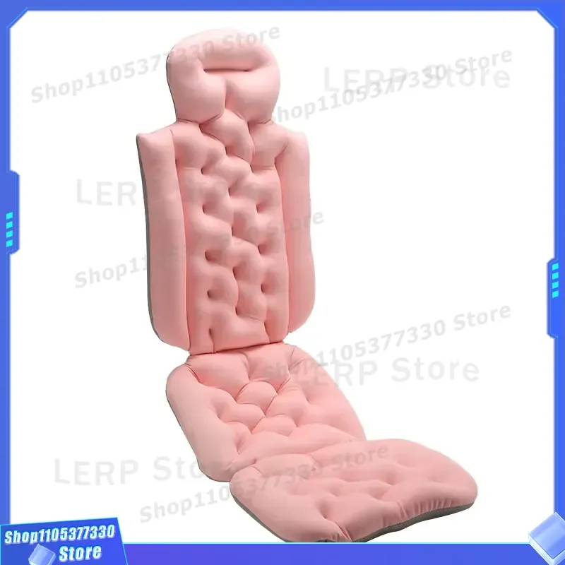 Extended Bathtub Pillow Full Body Bath Mat for Adult Double Seat Non Slip Small Suction Cup Hot Sale Bathroom Accessories
