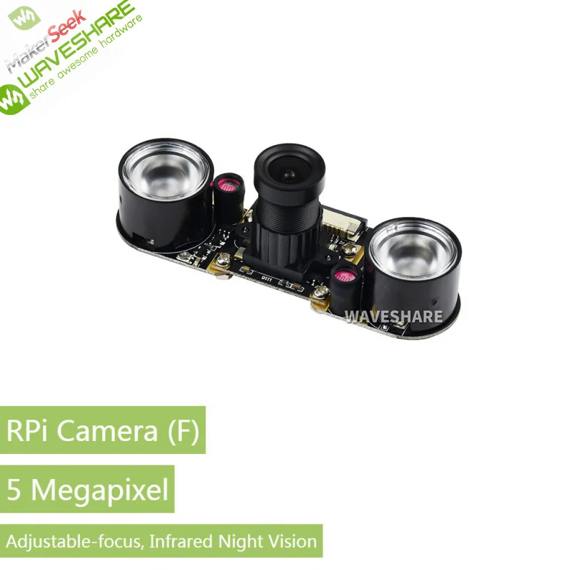 

Makerseek & Waveshare RPi Camera (F)-SKU-10299-Price without Shipping fee