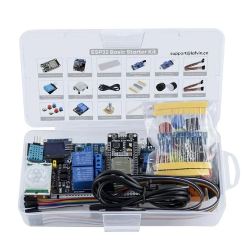 Kit inicial básico para placa de desenvolvimento ESP32 ESP-32S WiFi I OT com tutorial